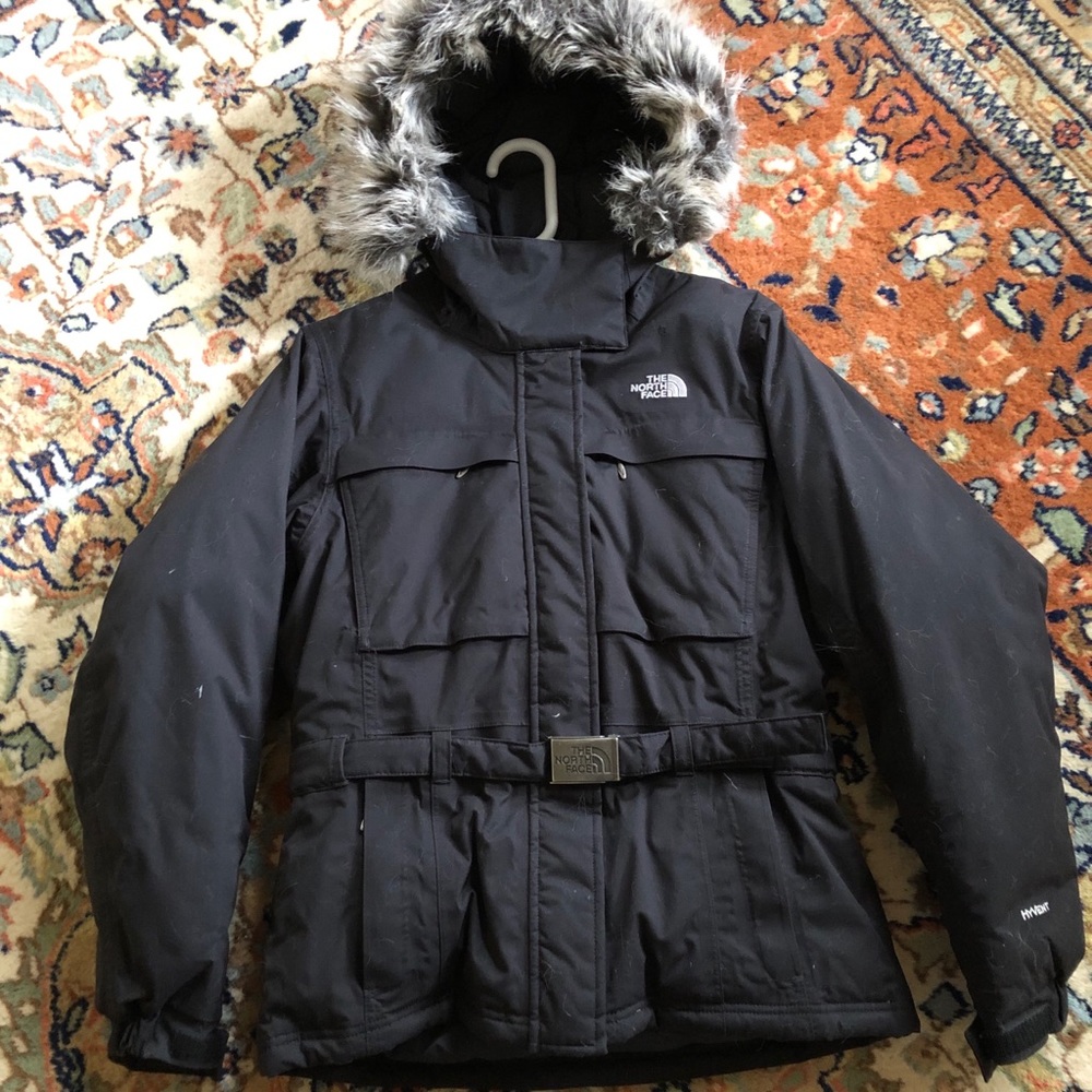 North face insulated down jacket
